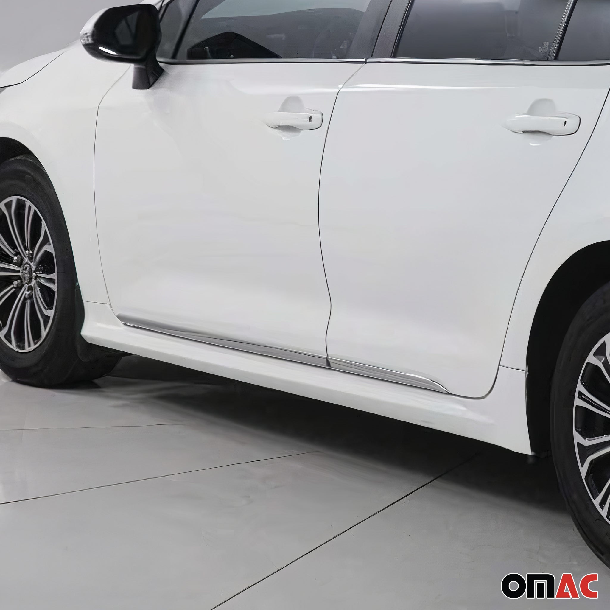 Seitentürleiste Türschutzleiste für Toyota Corolla Limo 2019-2026 Edelstahl 4x