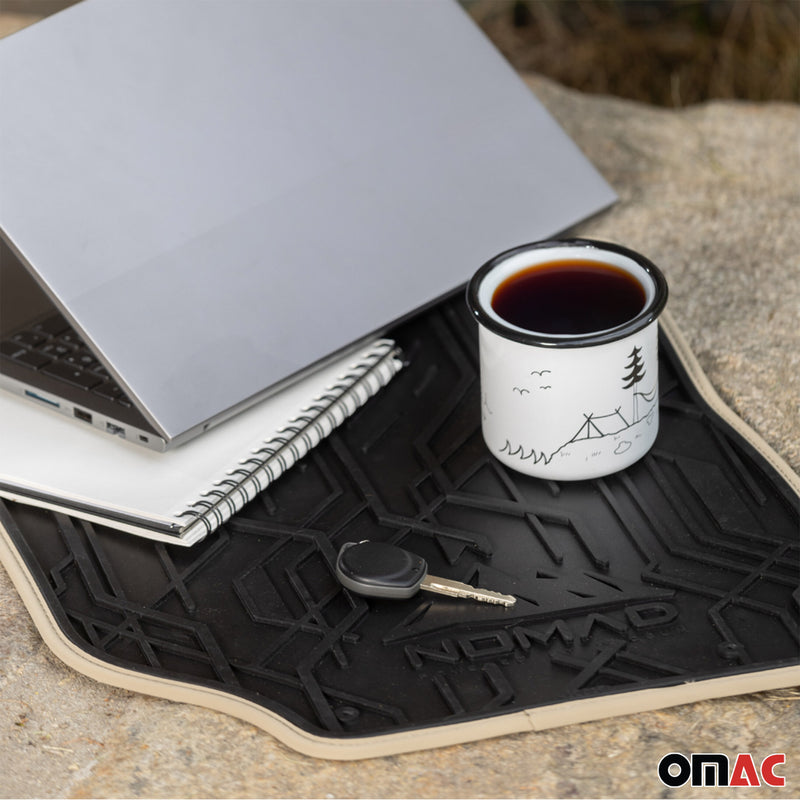 Fußmatten für VW Golf mk5 2003-2009 / Golf mk6 2008-2016 Schwarz-Schwarz 2 tlg