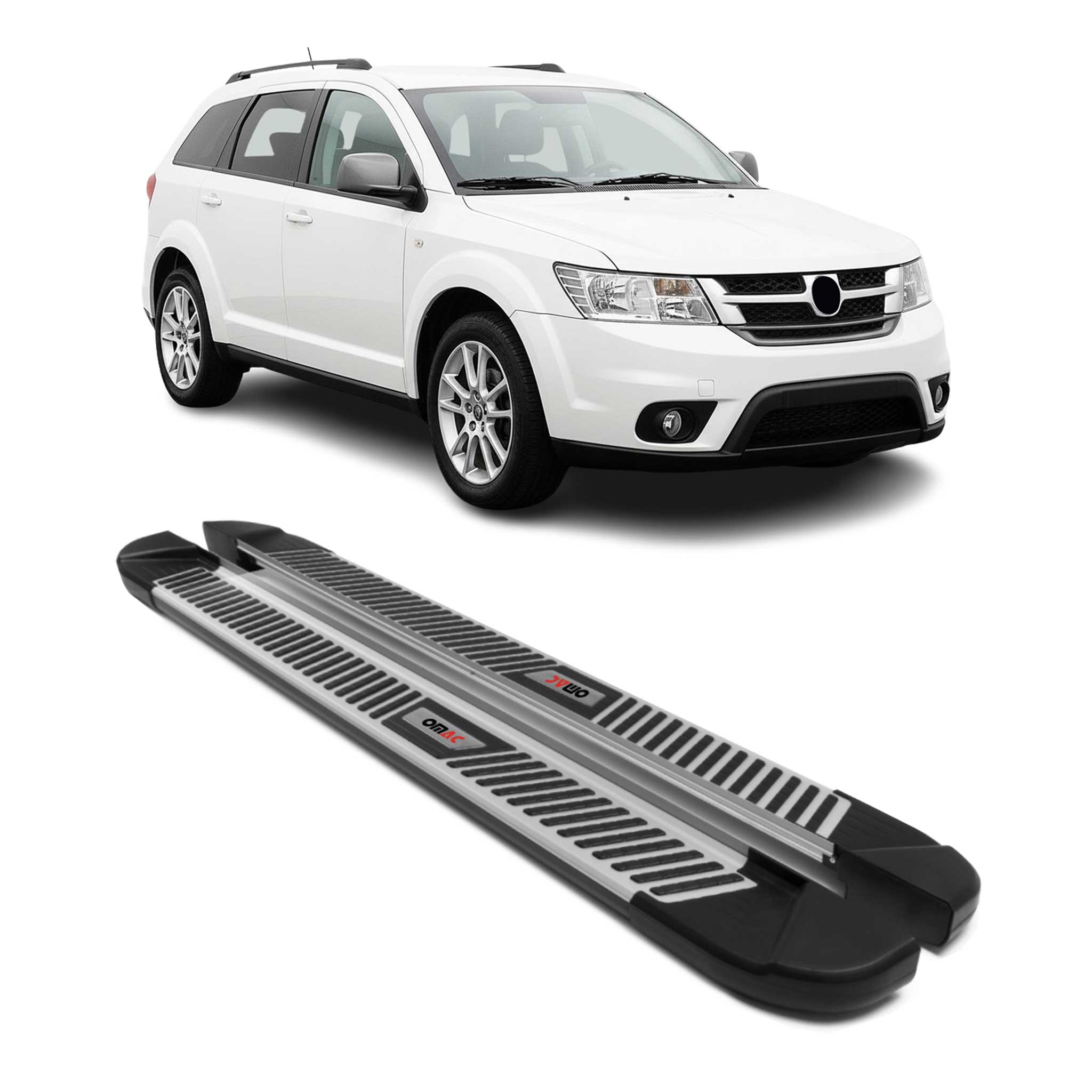 Seitenschweller Trittbretter Schweller für Fiat Freemont 2011-2016 Aluminium