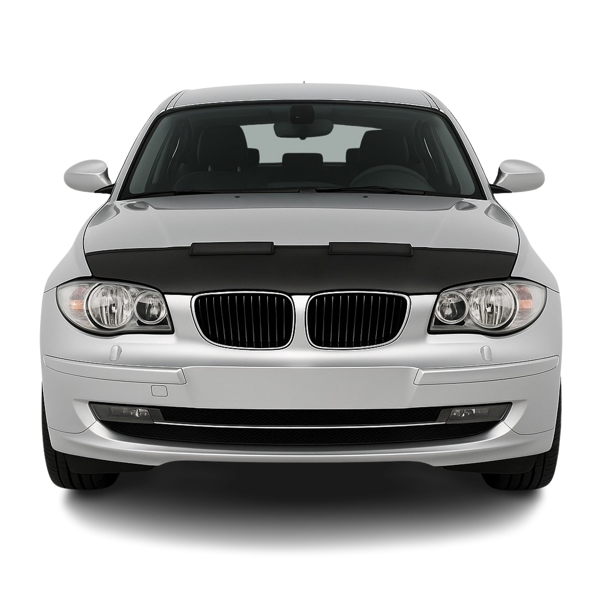 Haubenbra Steinschlagschutz Bonnet Bra für BMW 1er E87 2004-2011 Schwarz Halb