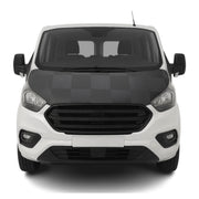 Haubenbra Steinschlagschutz für Ford Transit Tourneo Custom 2013-2024 Kariert