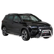 Frontbügel Frontschutzbügel für Seat Ateca 2021-2026 ø63mm Stahl Silber Schutz