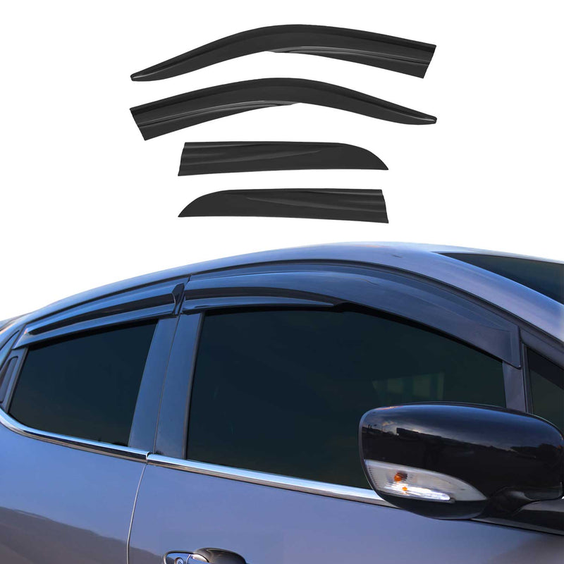 4x Windabweiser Regenabweiser für Citroen Xsara 1997-2006 Acryl Dunkel