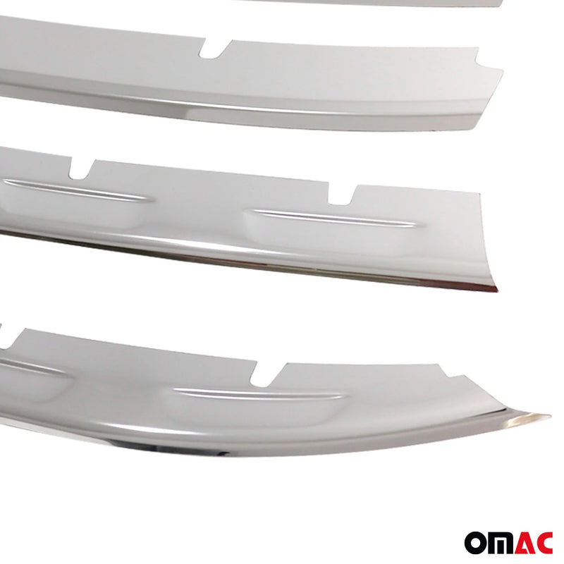 Kühlergrill Leisten Grillleisten für VW Tiguan 2020-2024 Edelstahl Silber 4tlg
