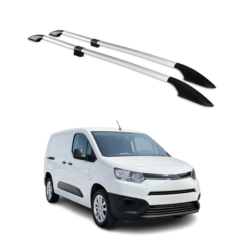 Dachreling Dachträger für Toyota Proace City Verso 2019-2025 L2 Langer Alu Grau