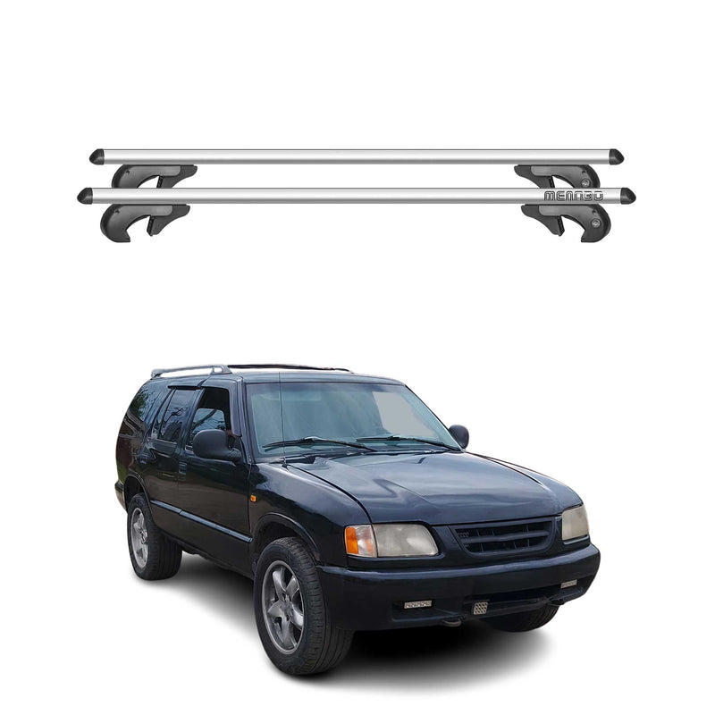 Menabo Dachträger Grundtäger für Chevrolet Blazer 1995-2005 90kg Alu Silber 2x