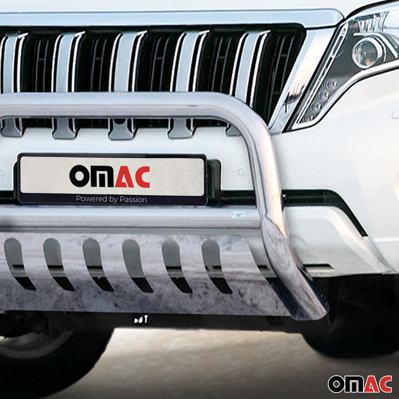 Frontbügelschutz Frontschutzbügel für Toyota Land Cruiser 150 2013-17 ABE Silber