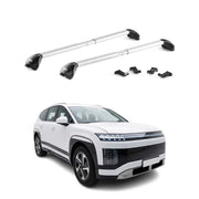 Dachträger Grundtäger für Hyundai Ioniq 9 2025-2026 100kg Alu Silber 2 tlg ABE