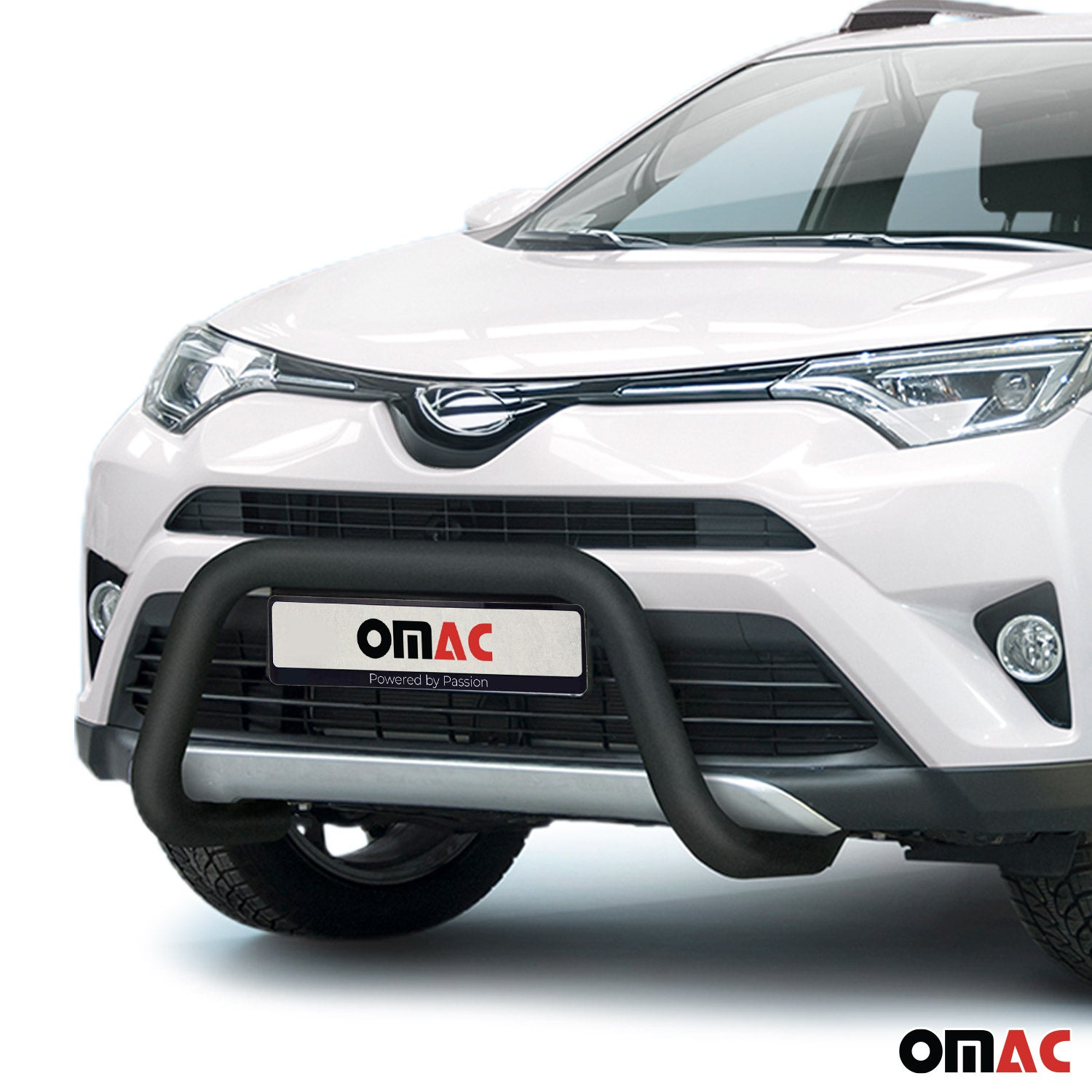 Stahl Frontbügel Frontschutzbügel für Toyota RAV4 2015-2018 mit ABE Schwarz