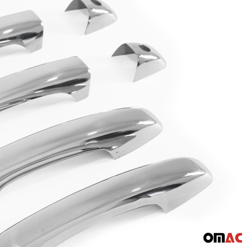 Türgriff Blende Türgriffkappen für Dacia Sandero 2021-2025 Edelstahl Silber 5tlg