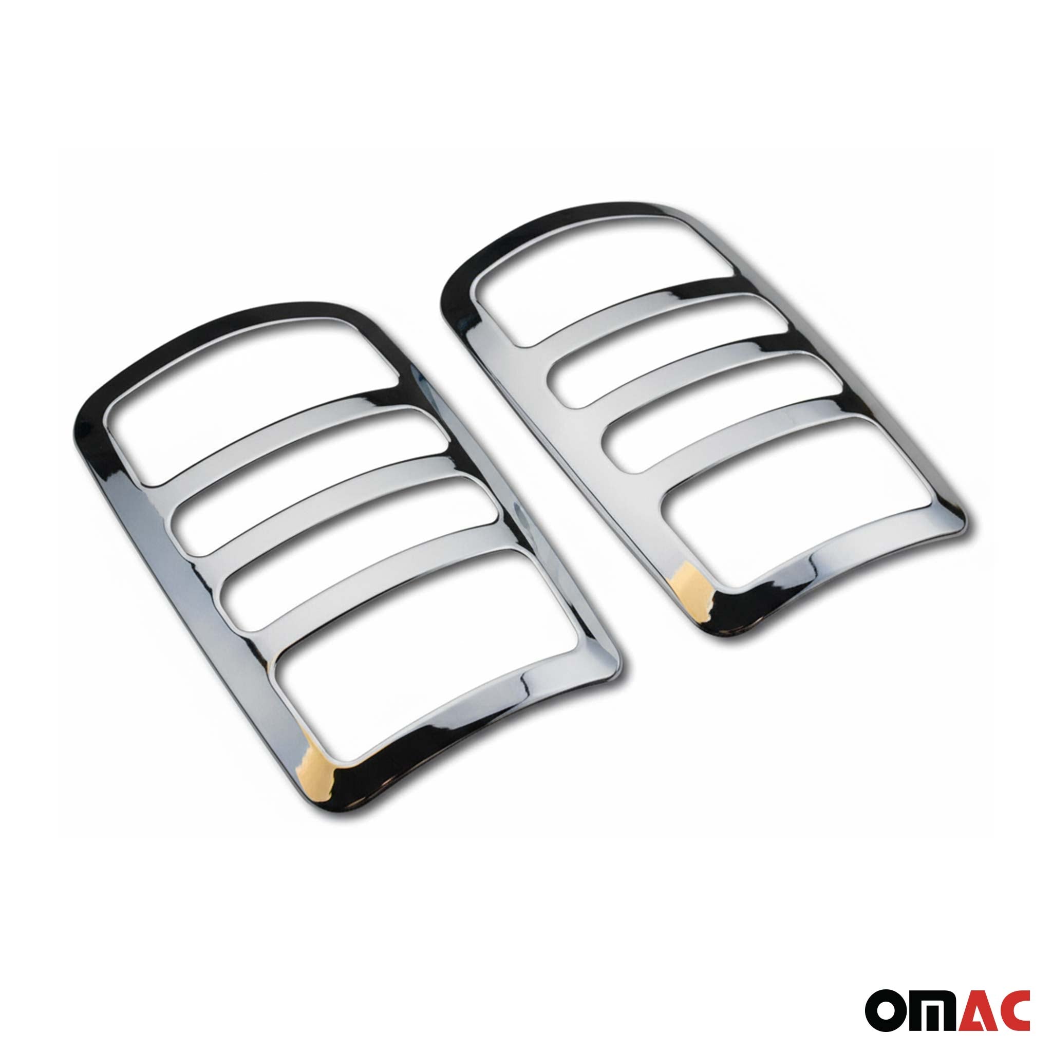 Rücklicht Leisten Heckleuchte für VW Caddy 2003-2014 Edelstahl Chrom 2tlg