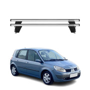 Menabo Dachträger Grundtäger für Renault Scenic mk2 2003-2009 75kg Alu Silber 2x