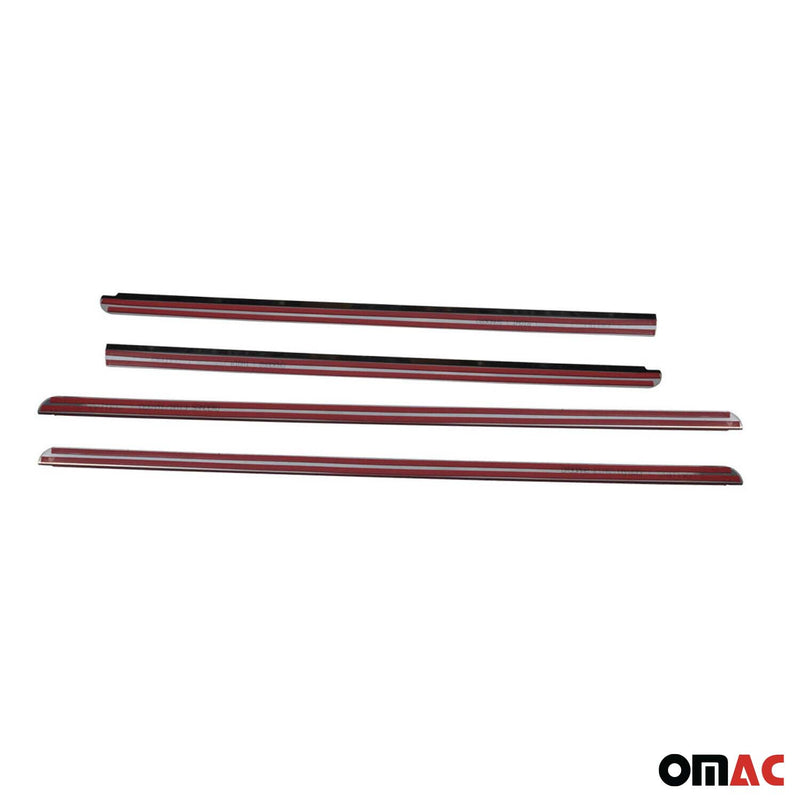 Fensterleisten Zierleisten für Dacia Sandero 2008-2012 Edelstahl Chrom 4tlg