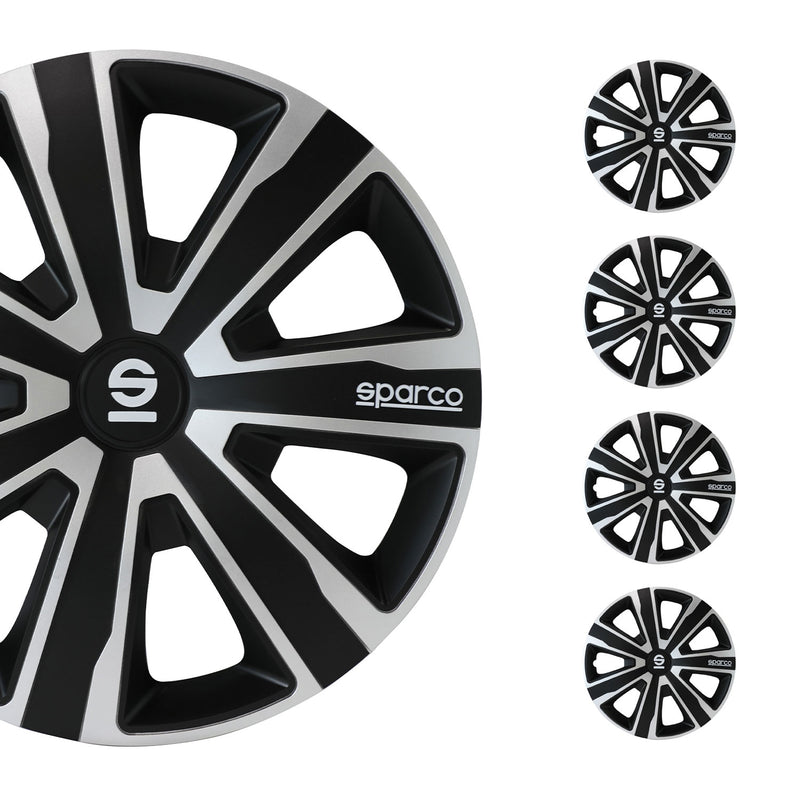 Sparco Radkappen 14 Zoll Palermo Schwarz 4tlg