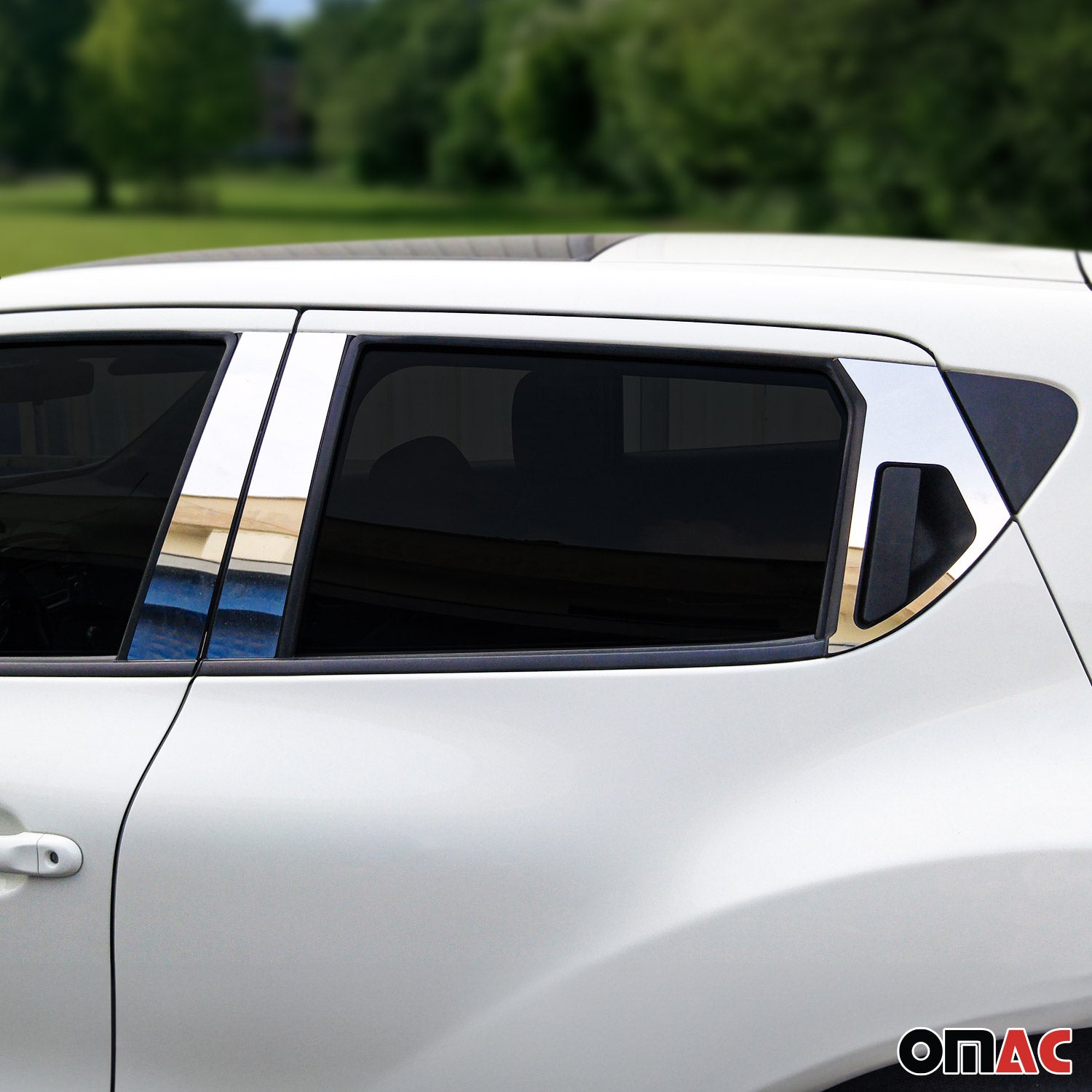 B-Säule Türsäulen Verkleidung für Nissan Juke 2010-2019 Edelstahl Chrom 6tlg