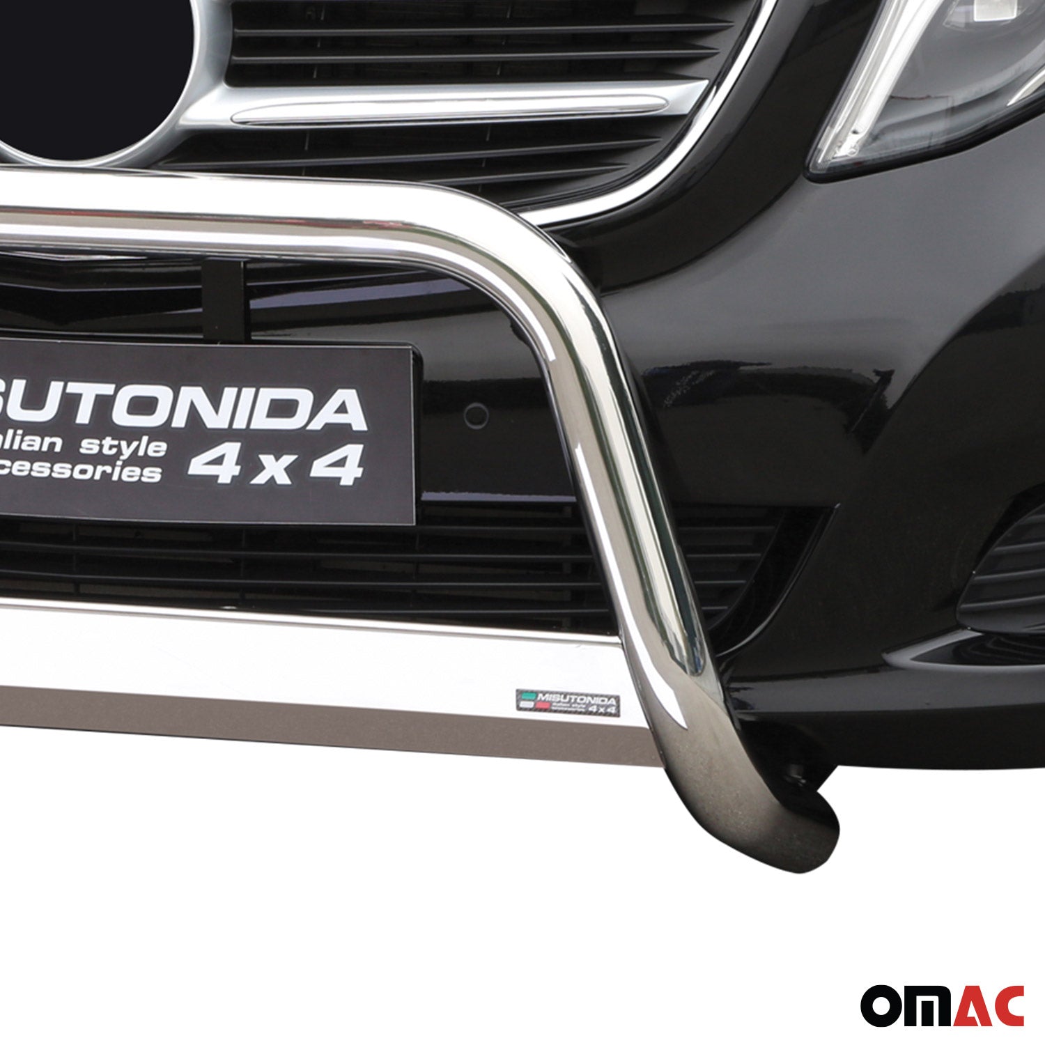 Frontbügel Frontschutzbügel für Mercedes Classe 2014-2019 ø63mm Stahl Silber