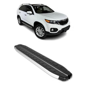 Seitenbretter Trittbretter für Kia Sorento II 2010-2014 Aluminium Schwarz