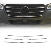 Kühlergrill Leiste Grillleisten für Mercedes Sprinter 907 910 2018-2026 Chrom