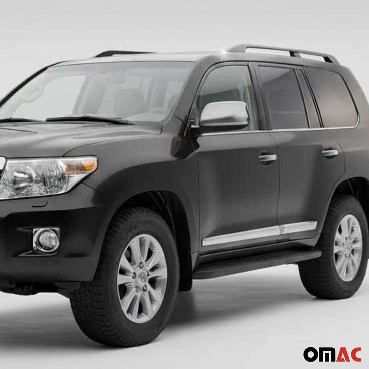 Spiegelkappen Spiegelabdeckung für Toyota Land Cruiser V8 2008-2020 Chrom Matt
