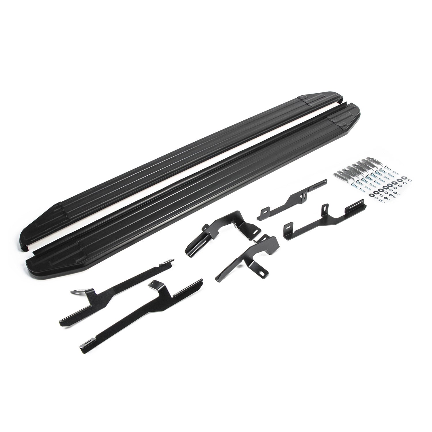 Trittbretter Seitenschweller für Kia Sportage 2016-2025 ABE Schwarz Alu