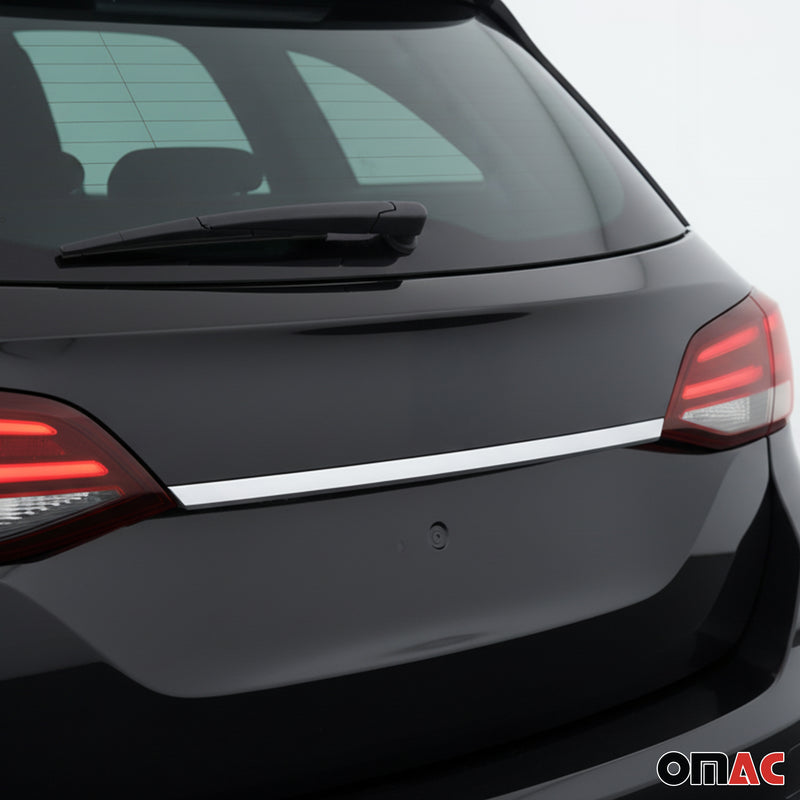 Kofferraumleiste Heckleiste für Opel Astra K Sports Tourer Edelstahl Chrom