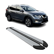 Seitenschweller Trittbretter Schweller für Nissan X-Trail 2013-2021 Alu Grau