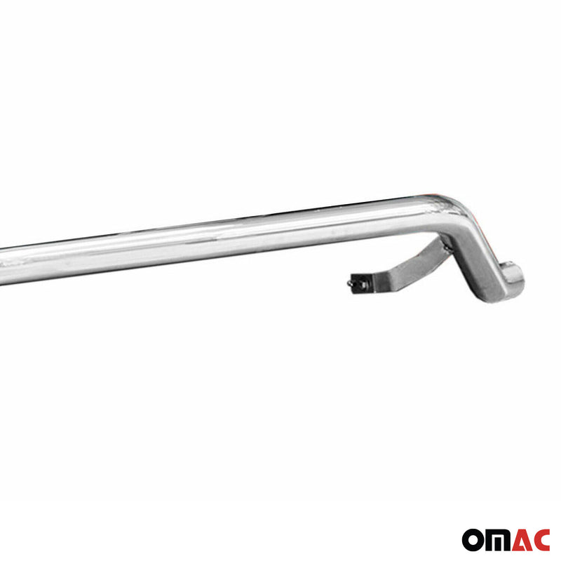 Frontbügel Frontschutzbügel für Toyota Land Cruiser 120 2003-2009 Silber ABE