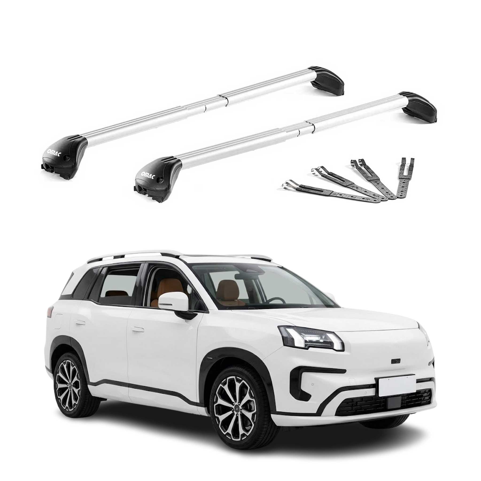 Dachträger für Aion V II 2025-2026 100kg Aluminium Silber 2x ABE