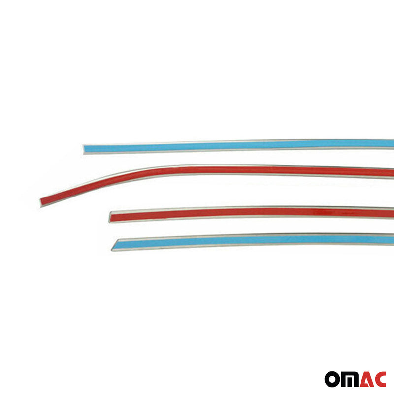 Fensterleisten Zierleisten für Toyota Hilux 2015-2025 Edelstahl Chrom 4tlg