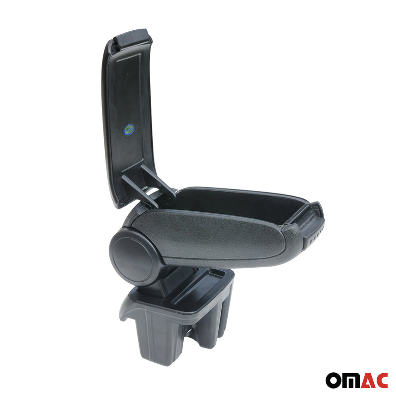 Mittelarmlehne Armlehne Mittelkonsole für Ford Focus 2015-2018 PU-Leder Schwarz