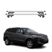 Menabo Dachträger Grundtäger für Ford Kuga II 2012-2019 90kg Alu Silber 2 tlg