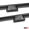 Roof rails + roof rack for Opel Vivaro 2014-2019 Langer L2 aluminum black 5x