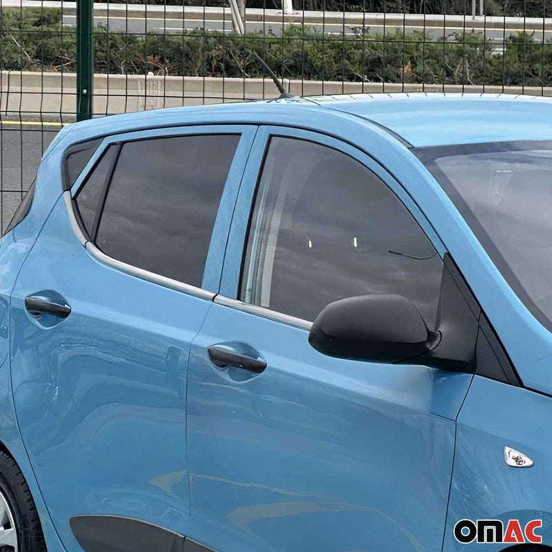 Fensterleisten Zierleisten für Hyundai i10 2011-2013 Edelstahl Chrom 6tlg