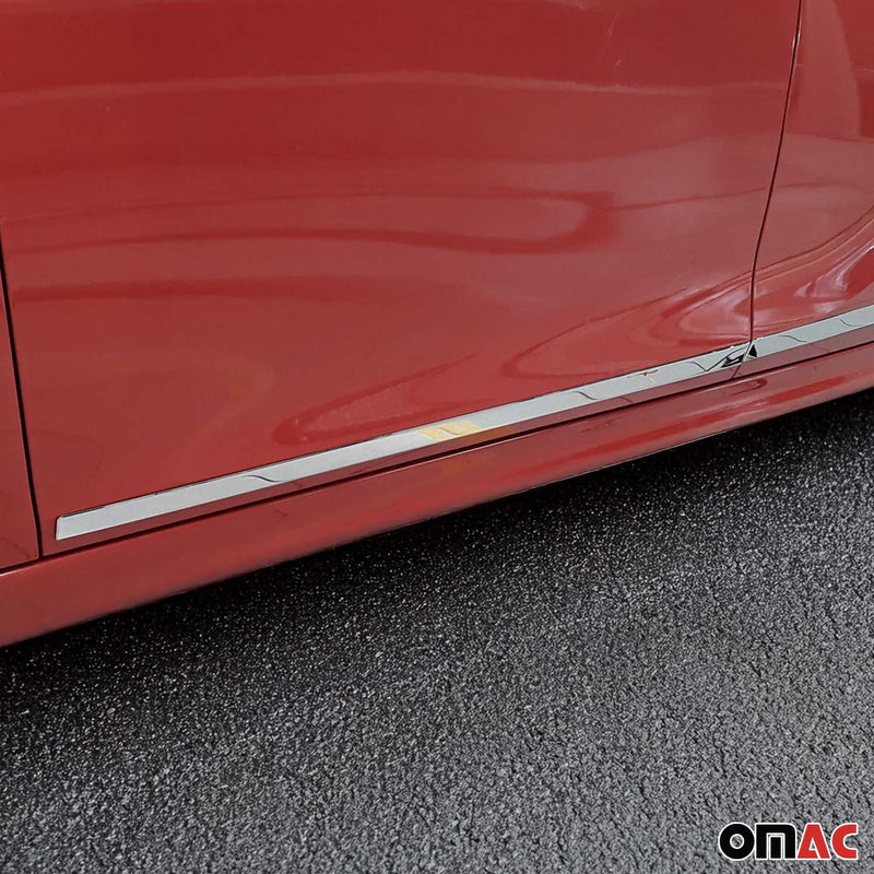 Seitentürleiste Türleisten Türschutzleiste für Opel Corsa F 2019-2025 Chrom 4x