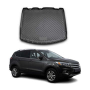 Kofferraummatte Kofferraumwanne für Ford Kuga II 2012-2019 Gummi TPE Schwarz