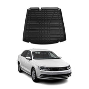 Gummi Kofferraumwanne Laderaumwanne für VW Jetta 2011-2014 TPE Schwarz