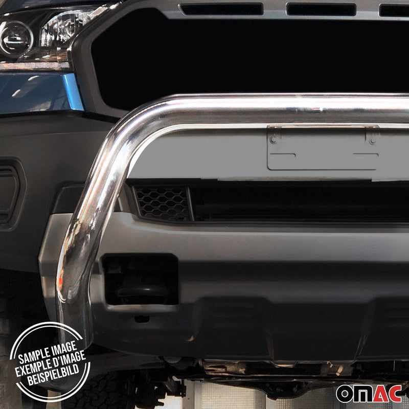 Frontbügel Frontschutzbügel für Nissan X-Trail 2007-2010 ø76mm Stahl Silber