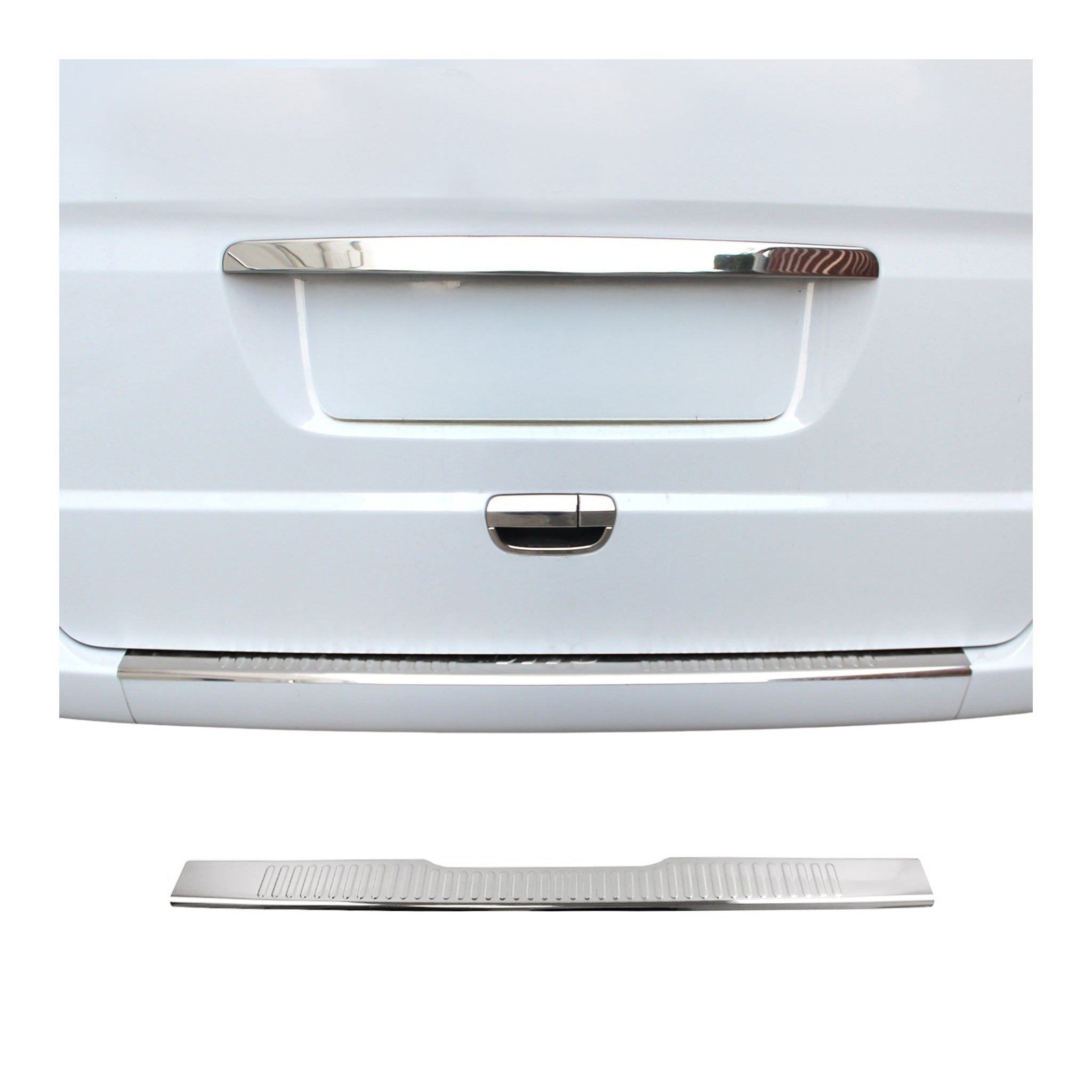 Ladekantenschutz Stoßstange für Mercedes Vito W639 2003-2014 Edelstahl Chrom