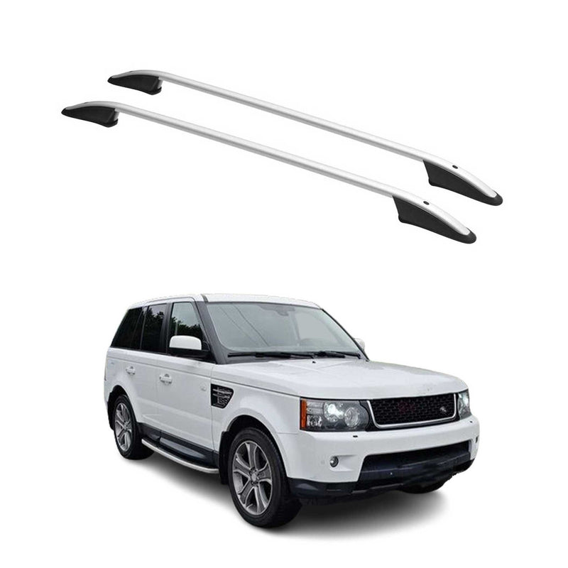 Dachreling Dachgepäckträger für Range Rover Sport L320 2005-2013 Alu Silber 2x