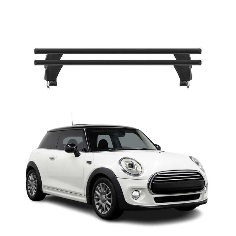 Menabo Dachträger für Mini One Cooper F56 2014-2018 Pre-FL 3tür 50kg Alu Schwarz
