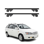 Dachträger Grundtäger für Toyota Picnic 1996-2001 Alu 90kg TÜV Schwarz 2tlg