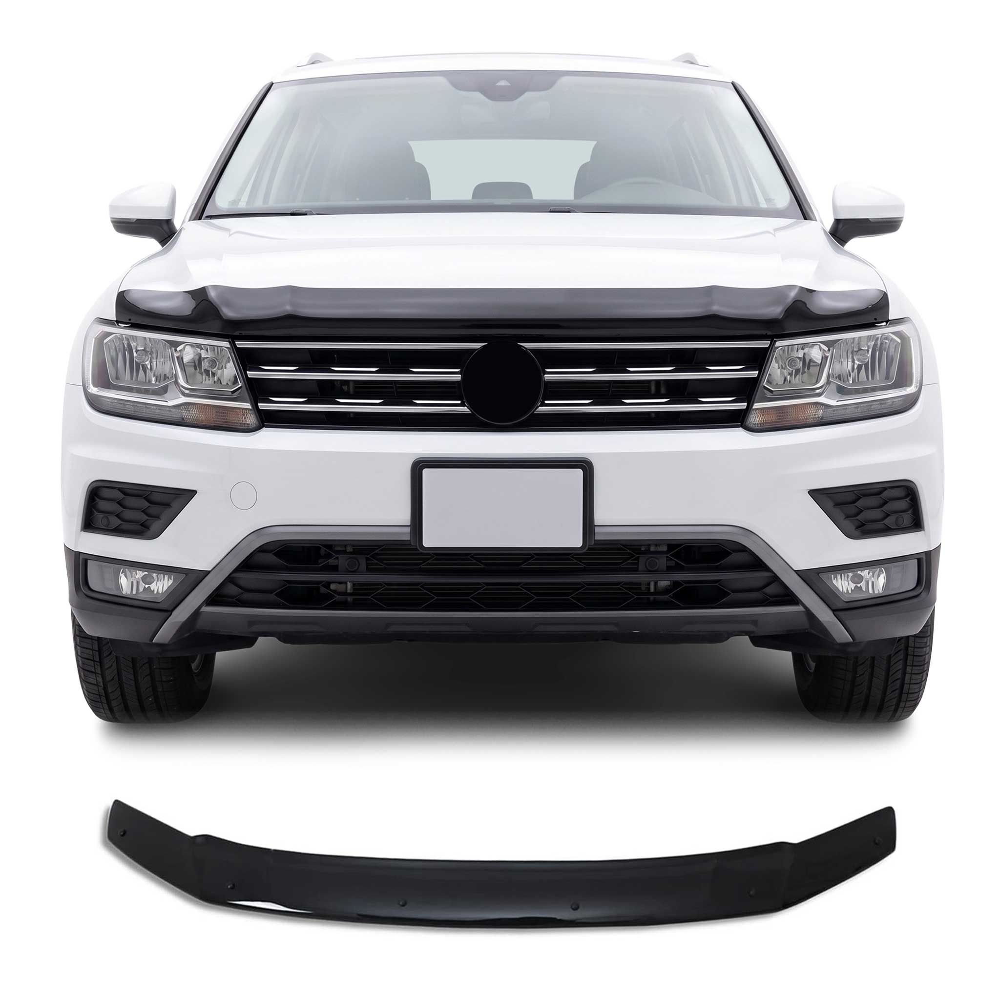 Motorhaube Deflektor Insekten Steinschlagschutz für VW Tiguan mk2 2016-2024
