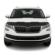 Haubenbra Steinschlagschutz Bonnet Bra für Skoda Kodiaq 2016-2026 Schwarz Halb