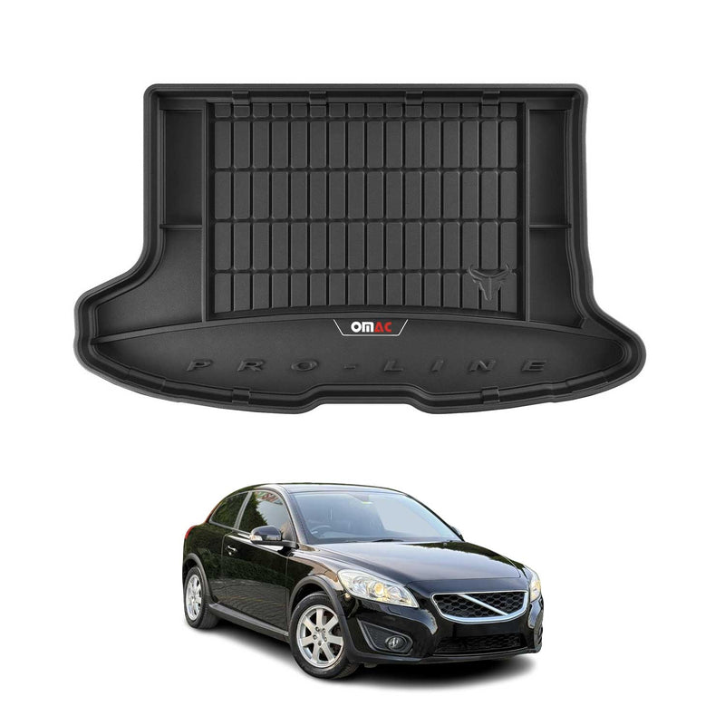 OMAC Gummi Kofferraumwanne für Volvo C30 2006-2012 TPE Laderaumwanne Schwarz