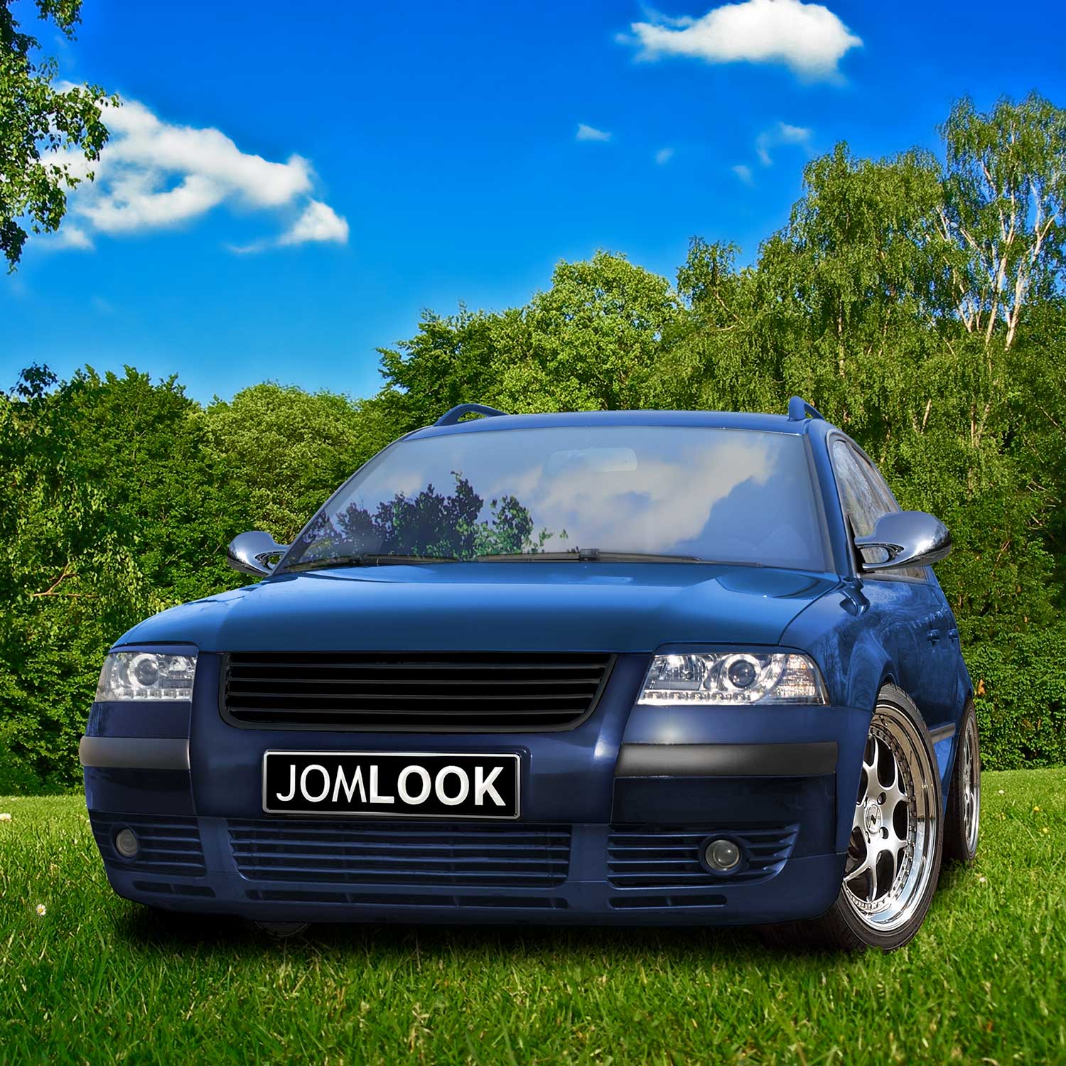 JOM Kühlergrill Kühlergitter für VW Passat 3BG 2000-2005 schwarz 1tlg