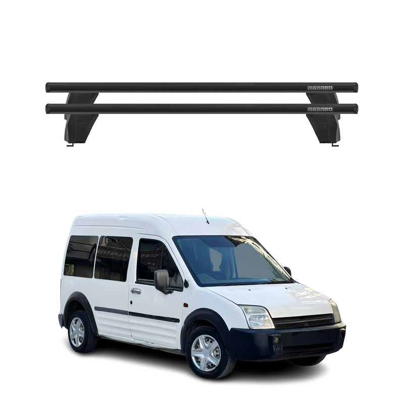 Menabo Dachträger Grundtäger für Ford Connect Transit 2002-2013 75kg Alu Schwarz