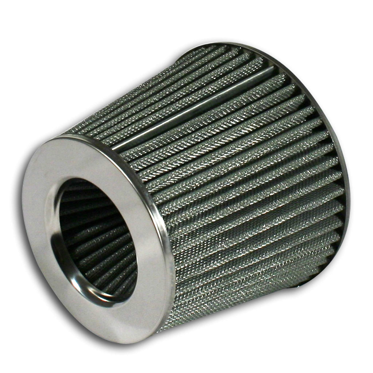 JOM Power- Filter silber 60 70 76 84 und 90mm Anschluß für Universal