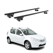 Dachträger für Dacia Sandero Stepway I 2011-2012 Facelift 90kg Alu Schwarz ABE
