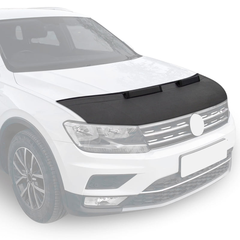 Haubenbra Steinschlagschutz Bonnet Bra für Dacia Duster 2018-2024 Schwarz Halb