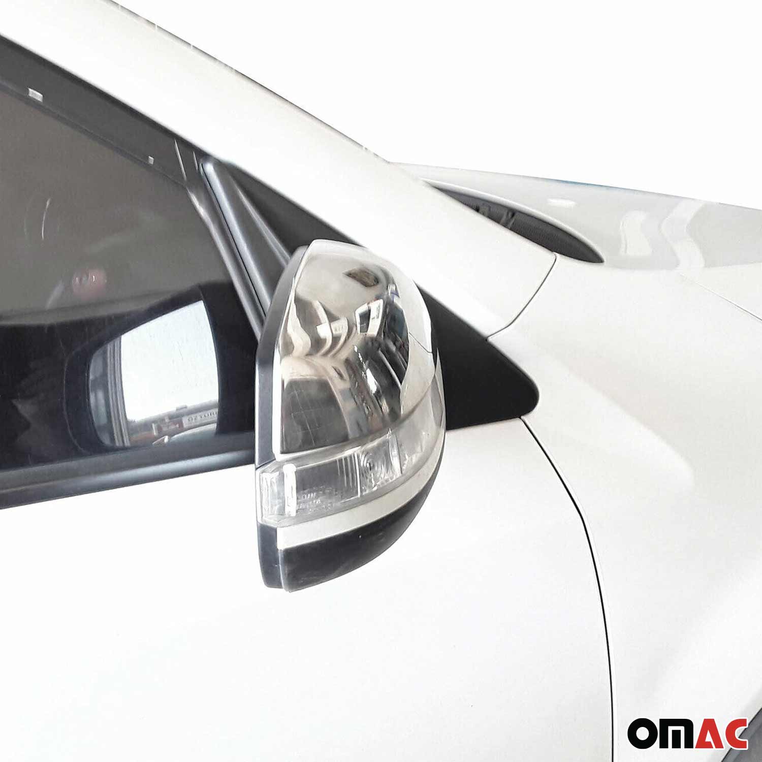 Spiegelkappen Spiegelabdeckung für Kia Sorento 2009-2014 Edelstahl Chrom 2tlg